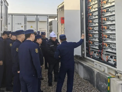 以练筑防！维多利亚老品牌vic电气盐池储能电站开展消防专项行动